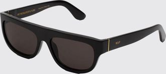 Retro Superfuture Occhiali da sole Serioso aviatore in acetato nero