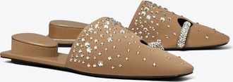 Tory Burch Womens Pierced Crystal Mule, size 6.5