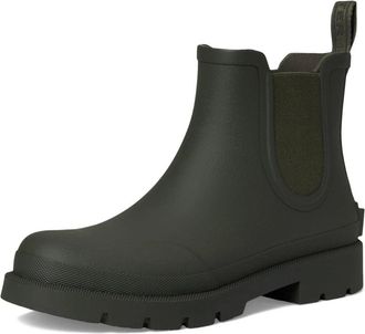 Hunter Orford Rain Boots Mens Green Round Toe Pull On Waterproof ZOGG3051