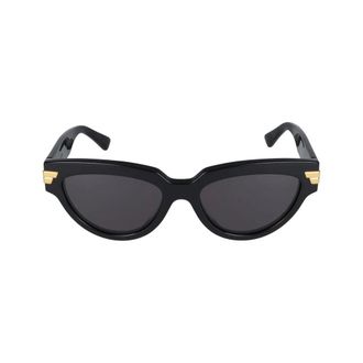 Bottega Veneta Bv1035S Cat-Eye Sunglasses - female - Bottega Veneta - Sunglasses - Black - 55 MM - Accessories