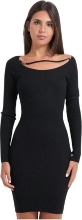 Guess Logo Jurk - Dames - Kleedjes - Zwart - XS - Kleedjes