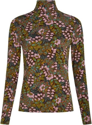 King Louie Rollneck Top Sierra - Dames - Truien - Veelkleurig - Maat: L Viscose