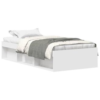 Berkfield Home Bed Frame White 90x200 cm