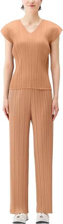 Issey Miyake Top - Beige