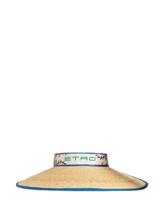 Etro logo-detailed hat - Neutrals
