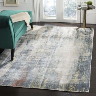 Safavieh Mirage Hand Made Area rug, Blue / Grey Contemporary Style Non-Shedding