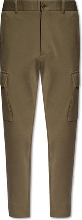 Moncler Tapered Cargo Broek - Heren - Slim Fit Broeken - Groen - M - Katoen - Broeken