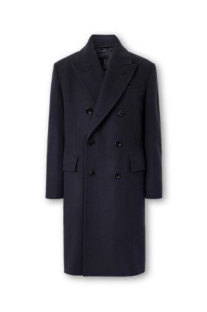 Tom Ford Double-Breasted Wool Overcoat