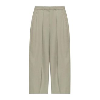 Victoria Beckham Pantaloni a Pinces - - Trousers - Donna - Verde - M