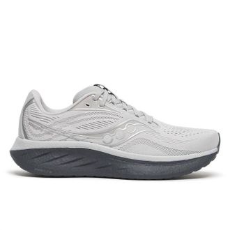 Saucony Mens Ride 18 Wide Running Shoes In Cloud Shadow