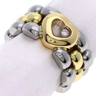 Chopard Yellow Gold (18K) Stainless Steel Band Ring (Pre-Owned)