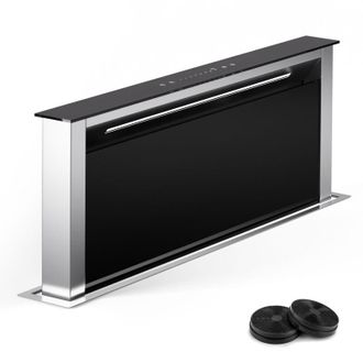 Klarstein Klarstein Royal Flush Eco 75 - Cappa aspirante, 75 cm, 650 m&sup3;/ora, classe energetica A++, incl. filtri ai carboni attivi