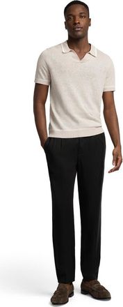 Onia Pleated Lyocell Trousers in Black at Nordstrom, Size 36