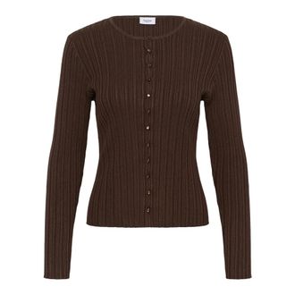 Saint Tropez Cardigan - Dames - Truien - Bruin - Maat: 2XL