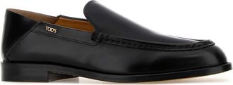 Tod's Womens Sabot Loafer Black Calf