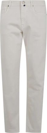 Incotex Regular Fit Straight Denim Jeans - Heren - Regular Fit Jeans - Beige - W31 - Denim - Jeans