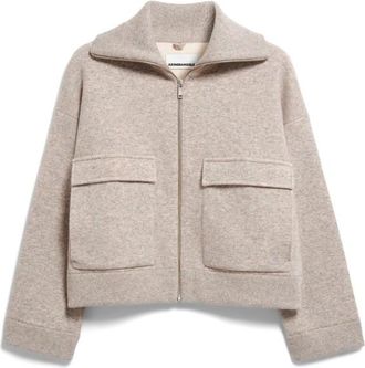 Armedangels Cotton-Wool Knit Jacket Freizeitjacke f&uuml;r Damen | grau