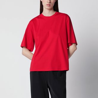 R&oacute;he Red cotton and silk blend T-shirt