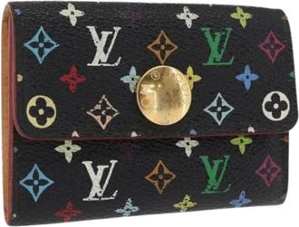 Louis Vuitton Pre-owned Wallets, female, Multicolor, Size: ONE SIZE Pre-owned Canvas Wallet