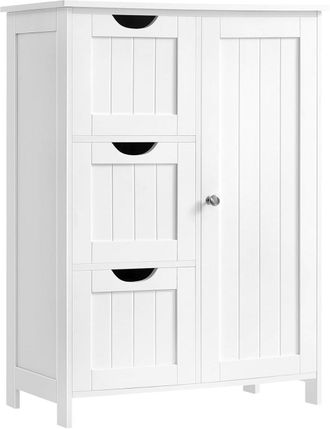 Vasagle Armario del ba&ntilde;o de 30 x 60 x 81 cm de color blanco nube