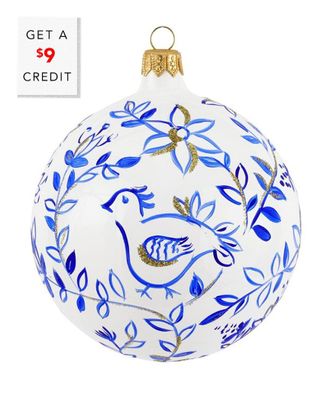 Vietri Vietri Ornaments Birds Ornament With $9 Credit