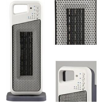 Trade Shop Trade Shop Traesio - Stufa Elettrica In Ceramica 2000w Oscillante Termostato Regolabile Verticale