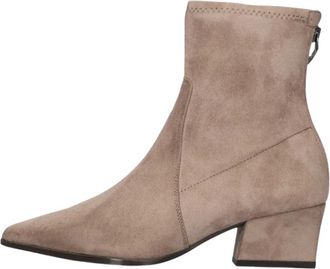 Unisa Taupe Su&egrave;de Enkellaarsjes Jake - Dames - Cowboylaarzen - Grijs - 38 EU - Su&egrave;de - Schoenen