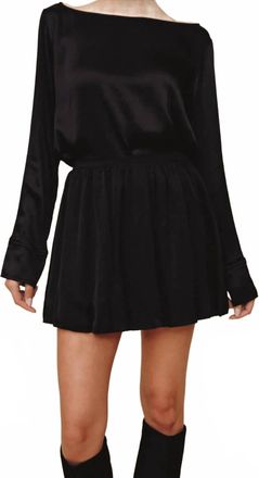 Bella Dahl Soft Bubble Skirt In Black