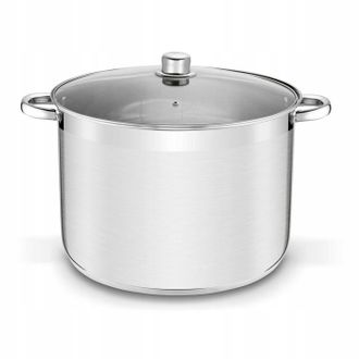 OEM Olla Alta Con Tapa. Olla Grande De Acero Inoxidable Para Hosteler&iacute;a De 20 Litros