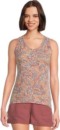Royal Robbins Featherweight Tank Top Womens Clothing Wild Rhubarb Presidio Print : XL, Polyester/Cotton