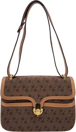 Gucci Brown Cotton Shoulder Bag (Authentic Pre-Loved)