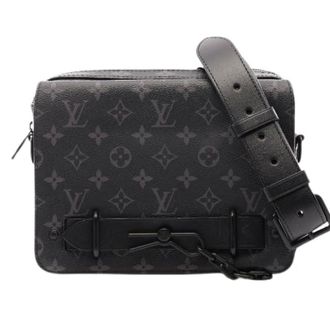 Louis Vuitton Pre-owned Steamer Messenger Bag - unisex - Louis Vuitton Vintage - Vintage Shoulder Bags - Black - ONE SIZE - Pre-owned