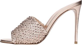 Le Silla Gilda Slingback 100 mm - Dames - Muiltjes - Roze - 41 EU - Leer - Schoenen