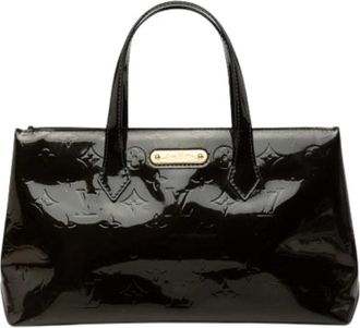 Louis Vuitton Pre-owned Wilshire PM - Dames - Vintage Handtas - Zwart - ONE Size - Leer - Vintage