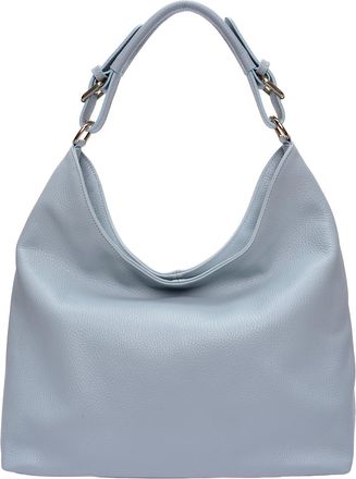 Anna Luchini Turquoise Rundleer Tas