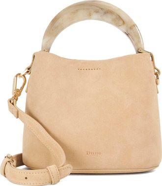 Dune London Dharla Leather Top Handle Bag in Taupe at Nordstrom