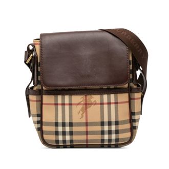Burberry Vintage Geruite Schoudertas