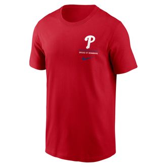 Nike Philadelphia Phillies 2-Hit Nike Mens MLB T-Shirt in Red | N19962QPP-1DJ