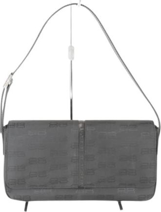 Balenciaga Pre-owned Vintage Schoudertas - Dames - Vintage Schoudertas - Zwart - ONE Size - Nylon - Vintage