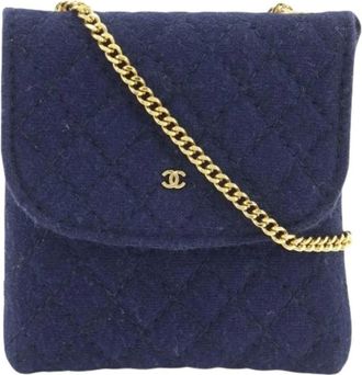 Chanel Pochette Pre-owned - - Pre-owned - Donna - Blu - ONE SIZE