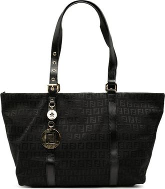 Fendi Pre-owned Tote Bags, female, Black, Size: ONE SIZE Pre-owned Fabric Tote Bag