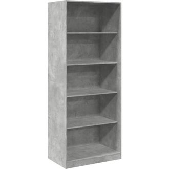 vidaXL Vidaxl - Armario De Madera De Ingenier&iacute;a Gris Hormig&oacute;n 80x50x200 Cm
