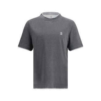 Brunello Cucinelli Uomo, Top, Grigio, XS, new