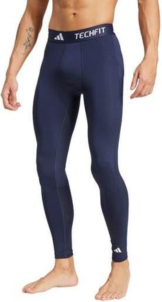 adidas Techfit Long Train Leggings in Ink at Nordstrom Rack, Size Medium