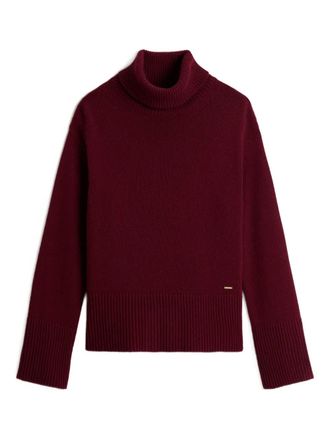 Woolrich turtleneck ribbed sweater - Red