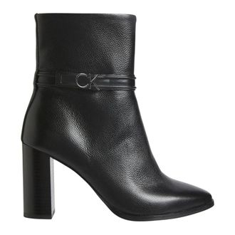 Calvin Klein Heel Ankle Boot 85 - Dames - Schoenen - Zwart - Maat: 41 EU Leer