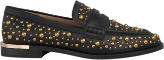 Alma En Pena Loafers met strass-steentjes - Dames - Loafers - Zwart - 38 EU - Schoenen