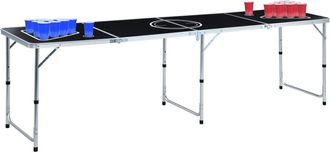 vidaXL Vidaxl - Mesa De Beer Pong Plegable Con Tazas Y Bolas De 240 Cm