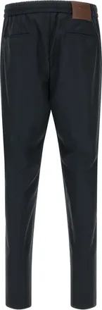 Kiton Mens Blue Wool Pants