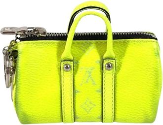 Louis Vuitton Pre-owned Handbag Charm - Dames - Vintage Accessoires - Geel - ONE Size - Vintage
